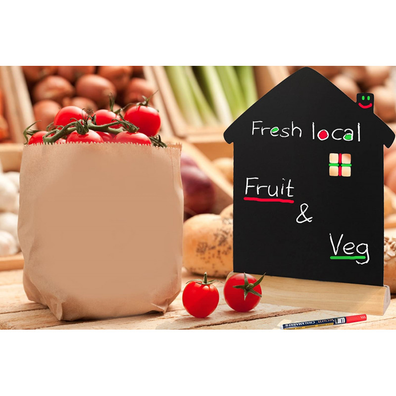 Ardoise A Poser - Maison - Feutre + Craie - Securit | à seulement 12,99 €
