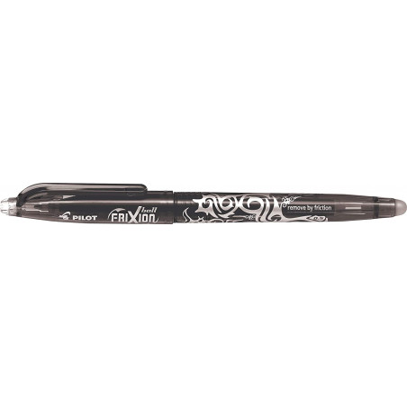 Stylo FriXion Ball pointe fine 0.5mm noir Pilot pas cher
