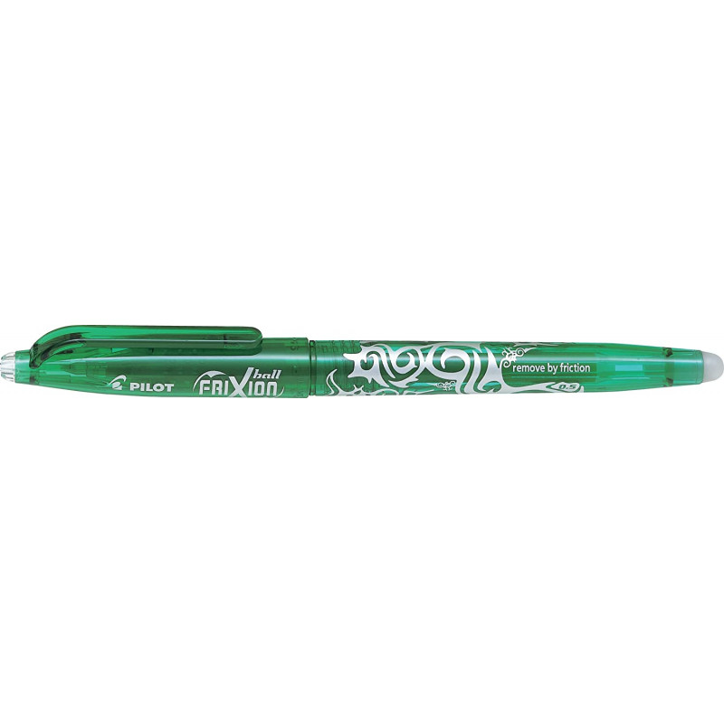 Stylo FriXion Ball pointe fine 0.5mm vert Pilot pas cher