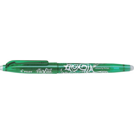 Stylo FriXion Ball pointe fine 0.5mm vert Pilot pas cher