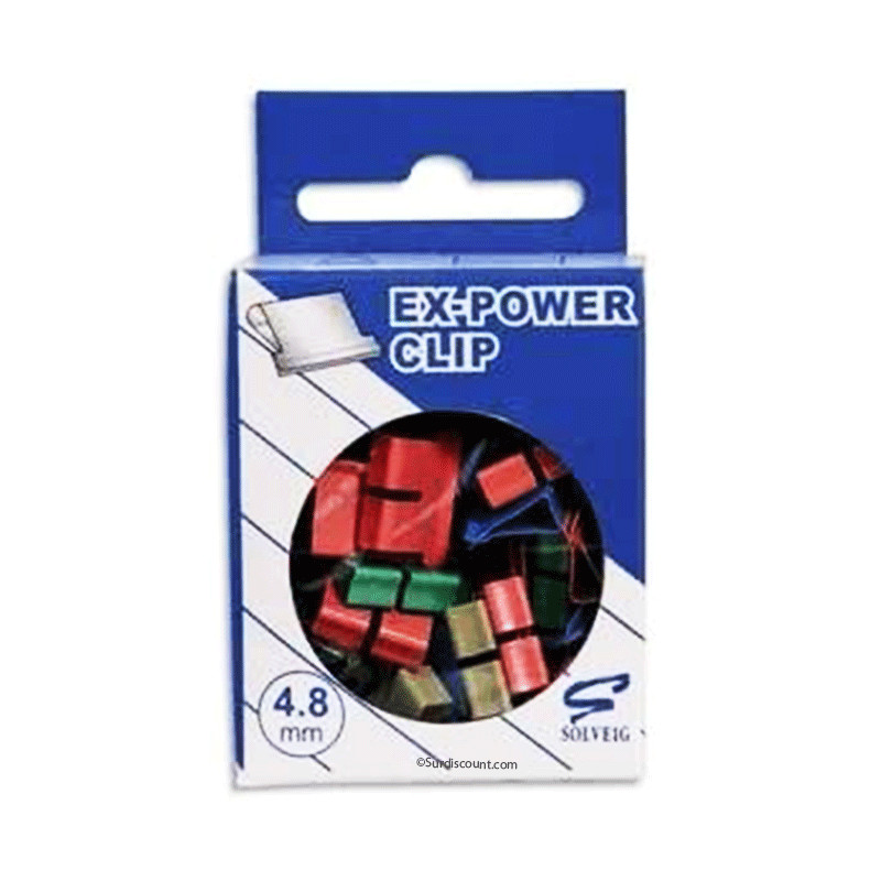 Boîte 50 Clips Acier 4.8Mm - Solveig pas cher
