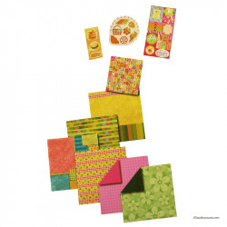 KIT PAPIER SCRAPBOOKING - PLEIN AIR pas cher