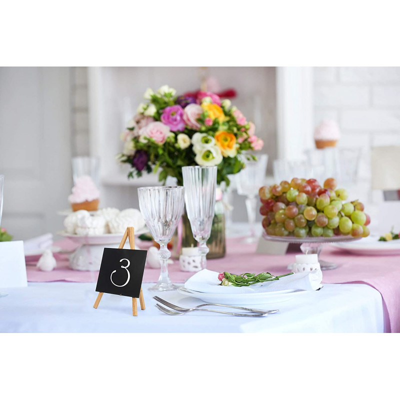 Acheter Ardoise De Table Et Chevalet - 24 X 15 Cm - Securit pas cher