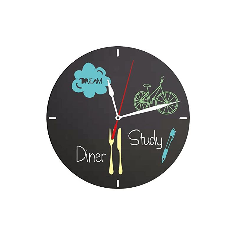 Acheter Ardoise Horloge - Personnalisable - Securit pas cher