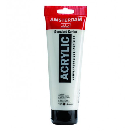 Peinture Acrylique en tube - blanc de titane - Royal Talens pas cher