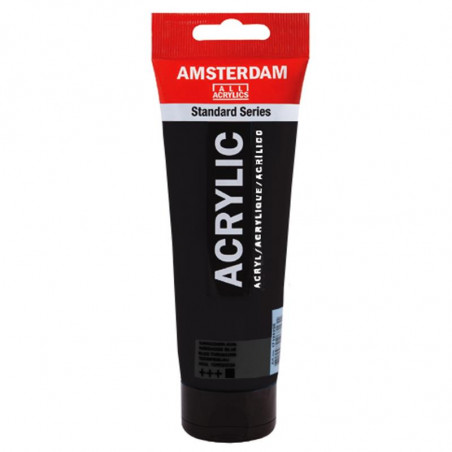 Peinture Acrylique en tube - noir oxyde - Royal Talens pas cher