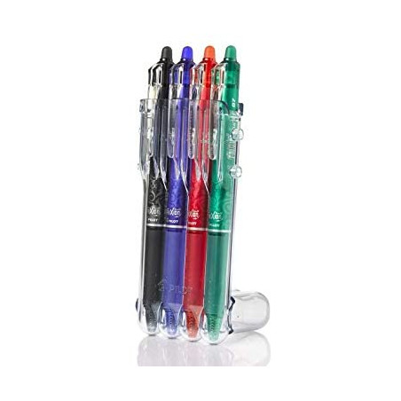 Etui De 4 Stylos Frixion Clickers - Assortiment - Pointe Moyenne 0.7Mm - Pilot | à seulement 9,99 €