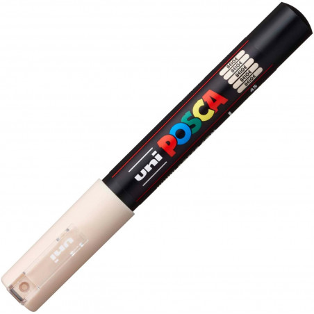 MARQUEUR POINTE EXTRA-FINE - BEIGE - PC1MC - POSCA pas cher
