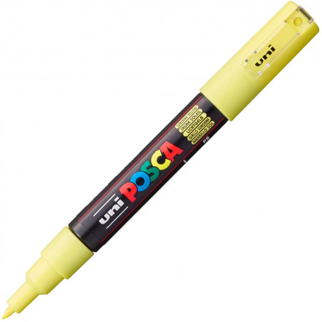 MARQUEUR POINTE EXTRA-FINE - JAUNE SOLEIL - PC1MC - POSCA | à seulement 2,95 €