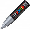 MARQUEUR POINTE LARGE BISEAUTEE - ARGENT - PC8K - POSCA pas cher