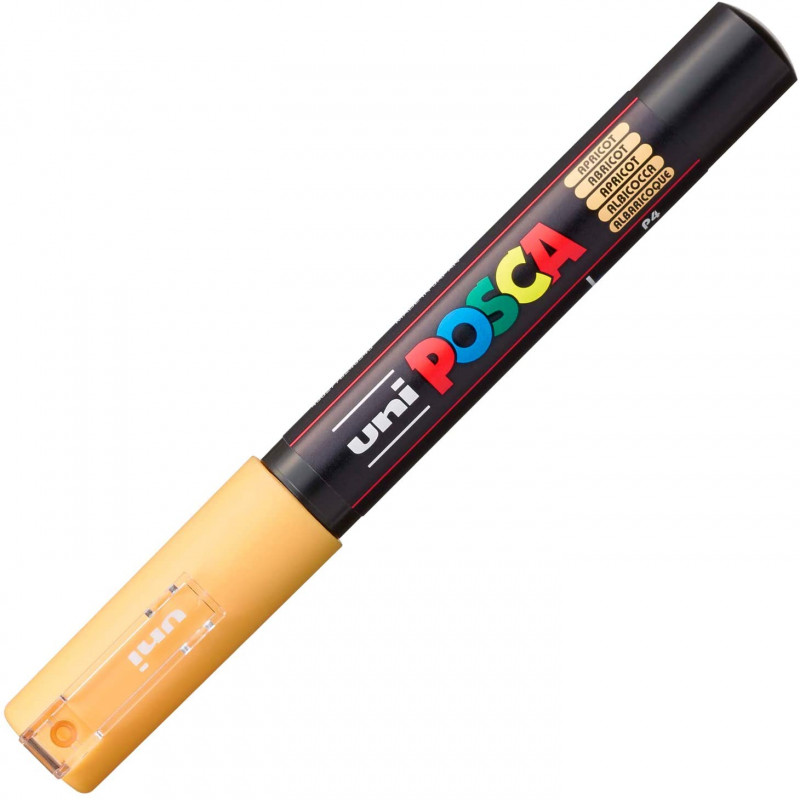 MARQUEUR POINTE EXTRA-FINE - ABRICOT - PC1MC - POSCA pas cher