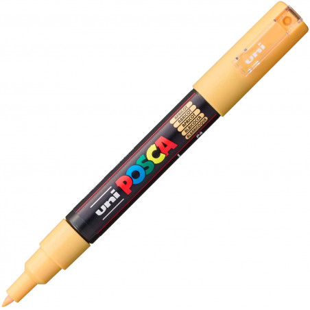 MARQUEUR POINTE EXTRA-FINE - ABRICOT - PC1MC - POSCA | à seulement 2,95 €