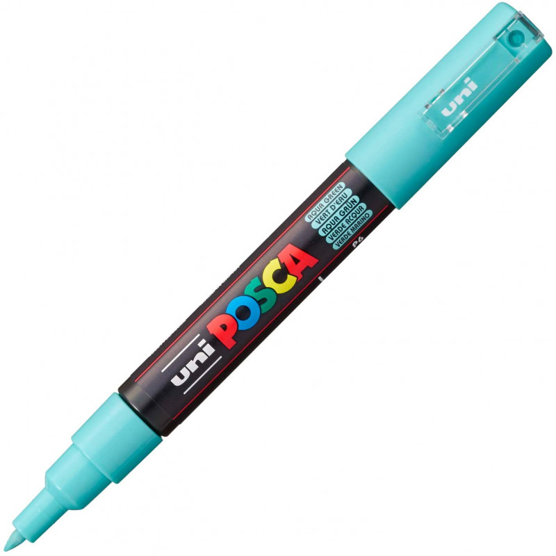 MARQUEUR POINTE EXTRA-FINE - VERT D'EAU - PC1MC - POSCA | à seulement 2,95 €