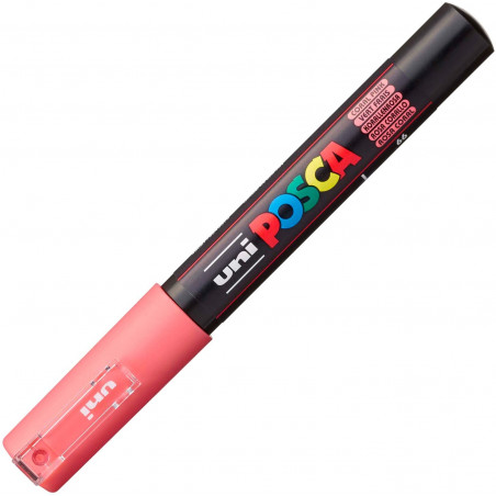 MARQUEUR POINTE EXTRA-FINE - CORAIL - PC1MC - POSCA pas cher
