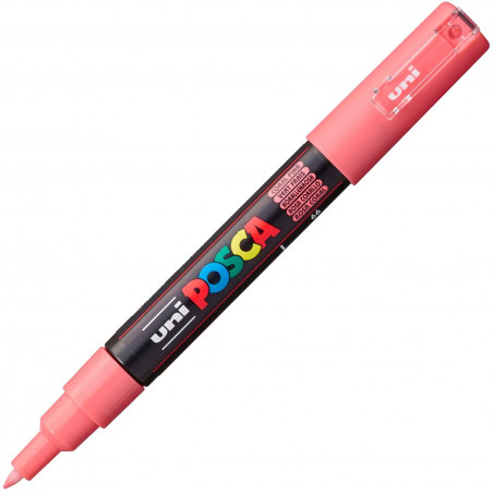 MARQUEUR POINTE EXTRA-FINE - CORAIL - PC1MC - POSCA | à seulement 2,95 €