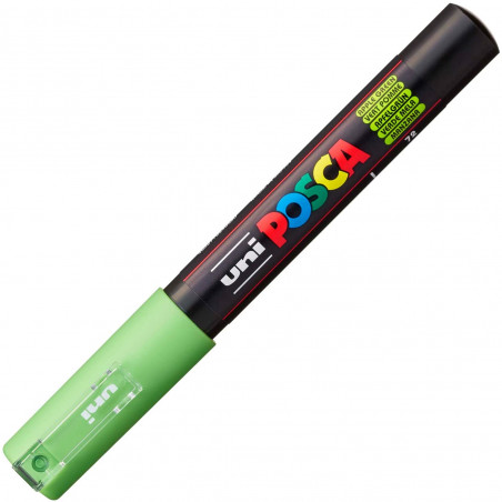 MARQUEUR POINTE EXTRA-FINE - VERT POMME - PC1MC - POSCA pas cher