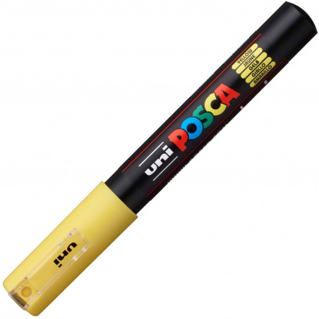 MARQUEUR POINTE EXTRA-FINE - JAUNE - PC1MC - POSCA pas cher