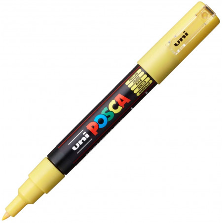 MARQUEUR POINTE EXTRA-FINE - JAUNE - PC1MC - POSCA | à seulement 2,95 €