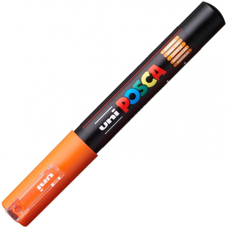 MARQUEUR POINTE EXTRA-FINE - ORANGE - PC1MC - POSCA pas cher