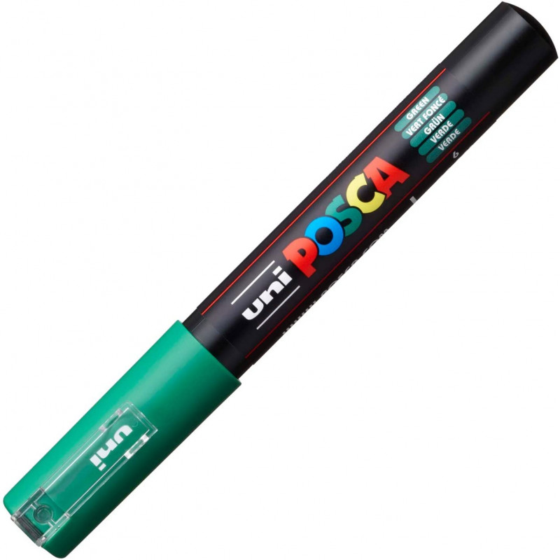 MARQUEUR POINTE EXTRA-FINE - VERT FONCE - PC1MC - POSCA pas cher
