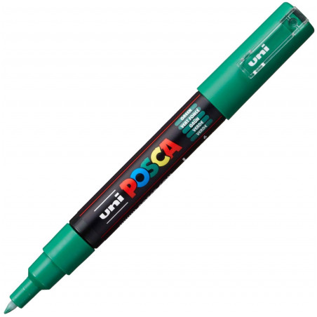 MARQUEUR POINTE EXTRA-FINE - VERT FONCE - PC1MC - POSCA | à seulement 2,95 €