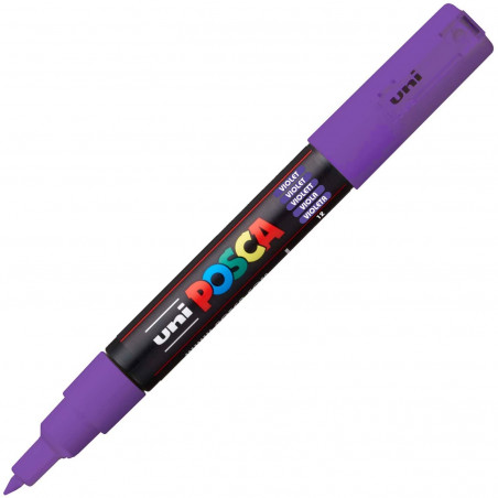 MARQUEUR POINTE EXTRA-FINE - VIOLET - PC1MC - POSCA | à seulement 2,95 €