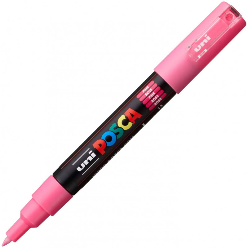 MARQUEUR POINTE EXTRA-FINE - ROSE - PC1MC - POSCA | à seulement 2,95 €