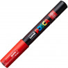 MARQUEUR POINTE EXTRA-FINE - ROUGE - PC1MC - POSCA pas cher