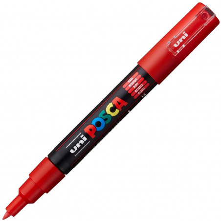MARQUEUR POINTE EXTRA-FINE - ROUGE - PC1MC - POSCA | à seulement 2,95 €