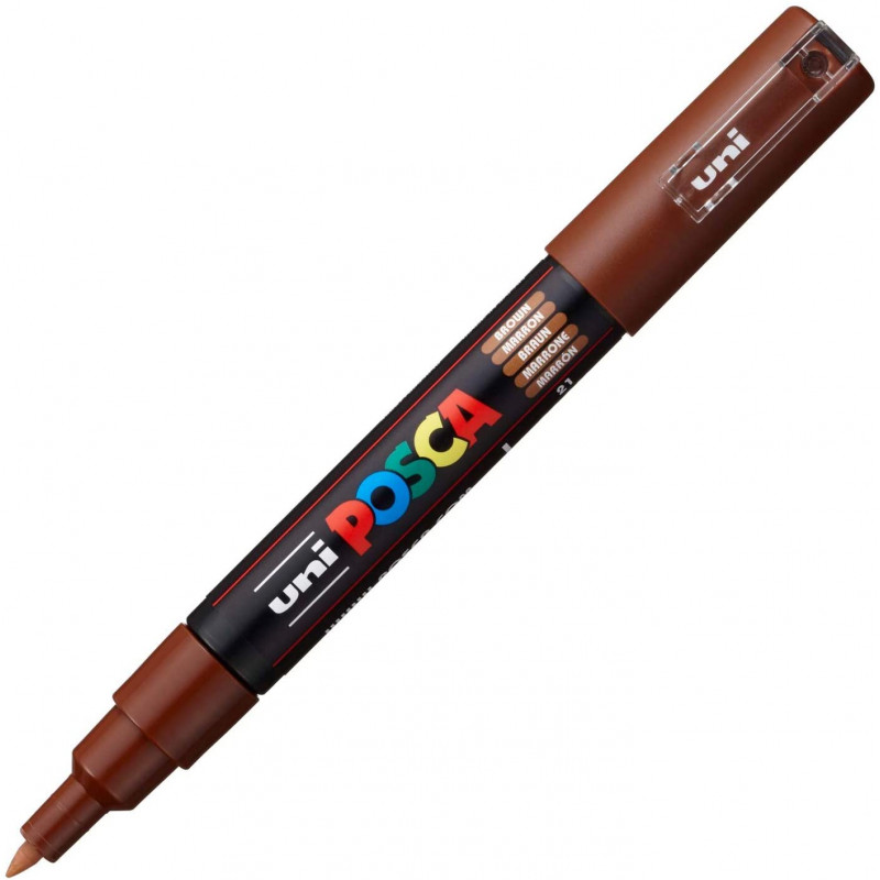 MARQUEUR POINTE EXTRA-FINE - MARRON - PC1MC - POSCA | à seulement 2,95 €