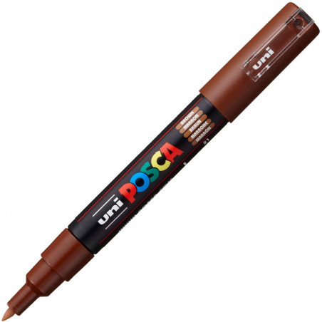 MARQUEUR POINTE EXTRA-FINE - MARRON - PC1MC - POSCA | à seulement 2,95 €