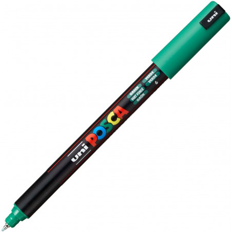 MARQUEUR POINTE EXTRA-FINE - VERT FONCE - PC1MR - POSCA | à seulement 2,95 €