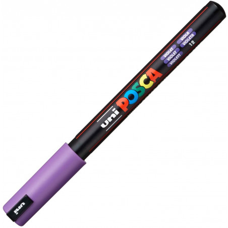 MARQUEUR POINTE EXTRA-FINE - VIOLET - PC1MR - POSCA pas cher