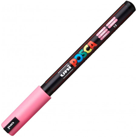 MARQUEUR POINTE EXTRA-FINE - ROSE - PC1MR - POSCA pas cher
