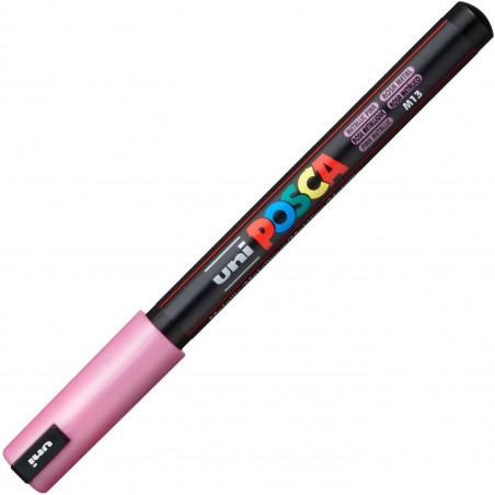 MARQUEUR POINTE EXTRA-FINE - ROSE MÉTAL - PC1MR - POSCA pas cher