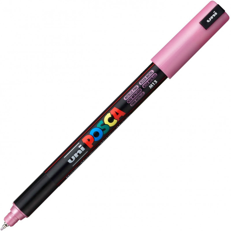 MARQUEUR POINTE EXTRA-FINE - ROSE MÉTAL - PC1MR - POSCA | à seulement 2,95 €