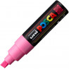 MARQUEUR POINTE LARGE BISEAUTEE - ROSE FLUO - PC8K - POSCA pas cher
