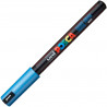 MARQUEUR POINTE EXTRA-FINE - BLEU MÉTAL - PC1MR - POSCA pas cher