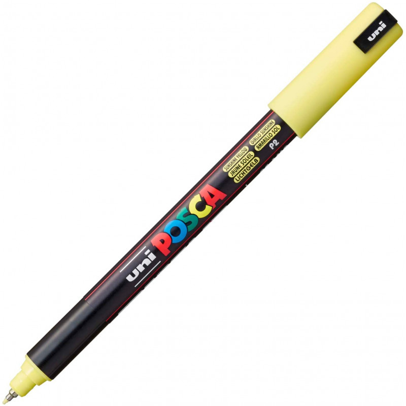 MARQUEUR POINTE EXTRA-FINE - JAUNE SOLEIL - PC1MR - POSCA | à seulement 2,95 €