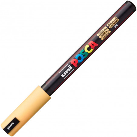 MARQUEUR POINTE EXTRA-FINE - ABRICOT - PC1MR - POSCA pas cher