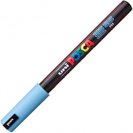 MARQUEUR POINTE EXTRA-FINE - BLEU GLACIER - PC1MR - POSCA pas cher