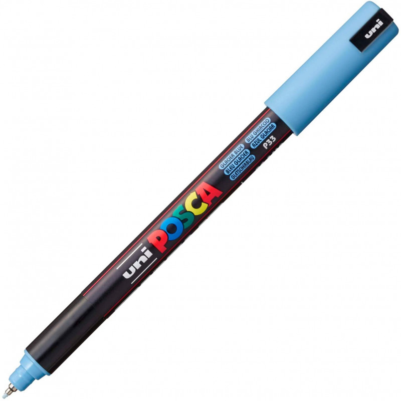 MARQUEUR POINTE EXTRA-FINE - BLEU GLACIER - PC1MR - POSCA | à seulement 2,95 €