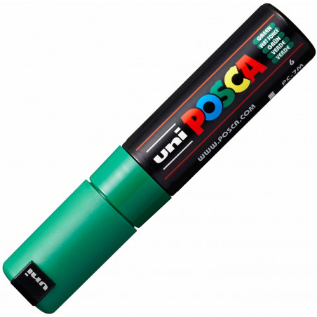 MARQUEUR POINTE LARGE CONIQUE 4.5-5.5 MM - VERT FONCE - PC7M - POSCA pas cher