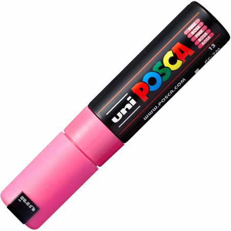 MARQUEUR POINTE LARGE CONIQUE 4.5-5.5 MM - ROSE - PC7M - POSCA pas cher