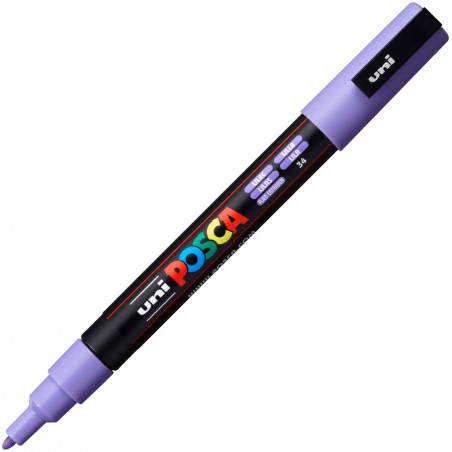 MARQUEUR POINTE FINE - LILAS - PC3M - POSCA | à seulement 3,6 €