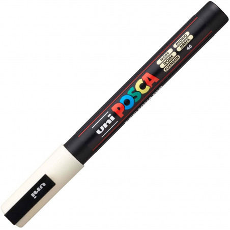 MARQUEUR POINTE FINE - IVOIRE - PC3M - POSCA pas cher