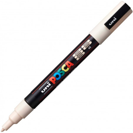 MARQUEUR POINTE FINE - BEIGE - PC3M - POSCA | à seulement 3,6 €