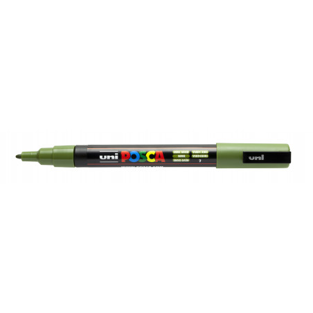 Acheter MARQUEUR POINTE FINE - VERT KAKI - PC3M - POSCA