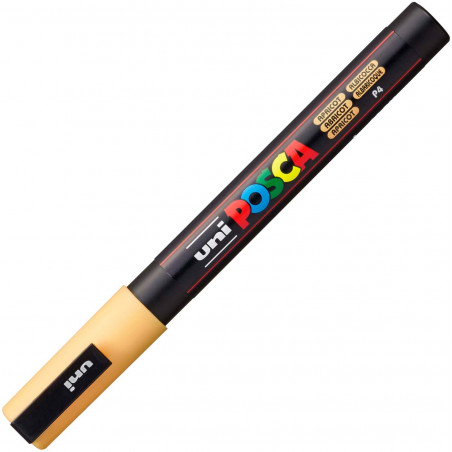 MARQUEUR POINTE FINE - ABRICOT - PC3M - POSCA pas cher