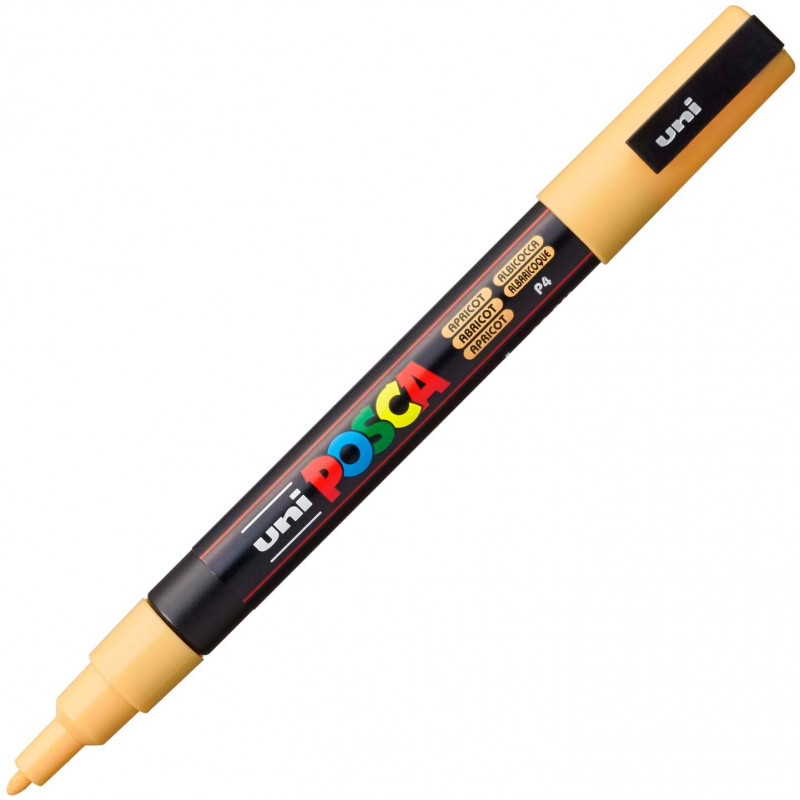 MARQUEUR POINTE FINE - ABRICOT - PC3M - POSCA | à seulement 3,6 €
